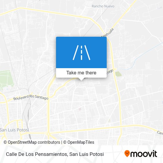 Calle De Los Pensamientos map