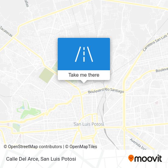 Calle Del Arce map