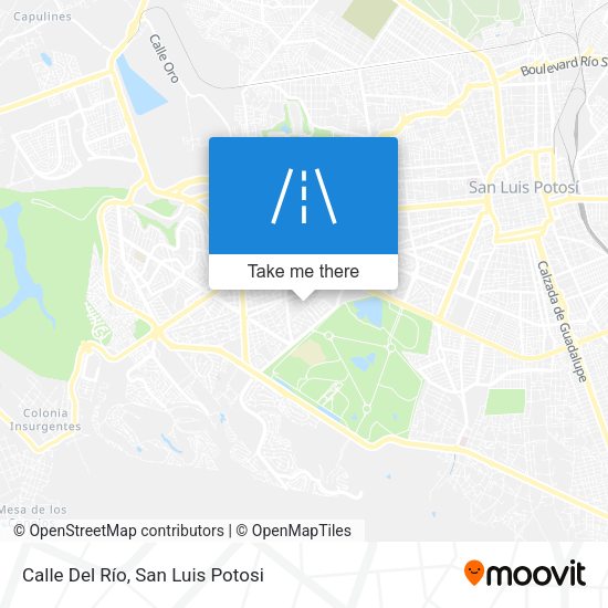 Calle Del Río map