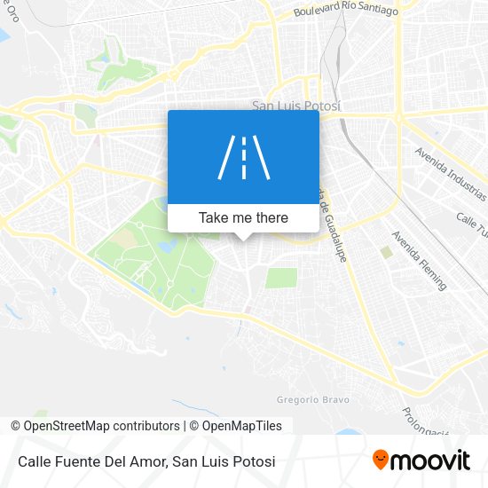 Mapa de Calle Fuente Del Amor