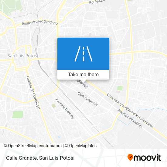 Mapa de Calle Granate