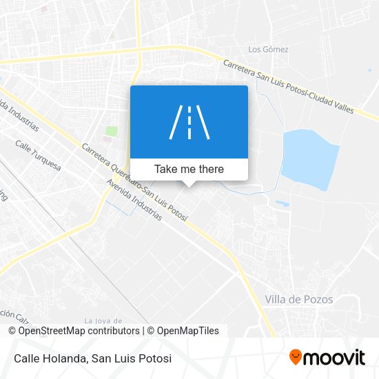 Calle Holanda map