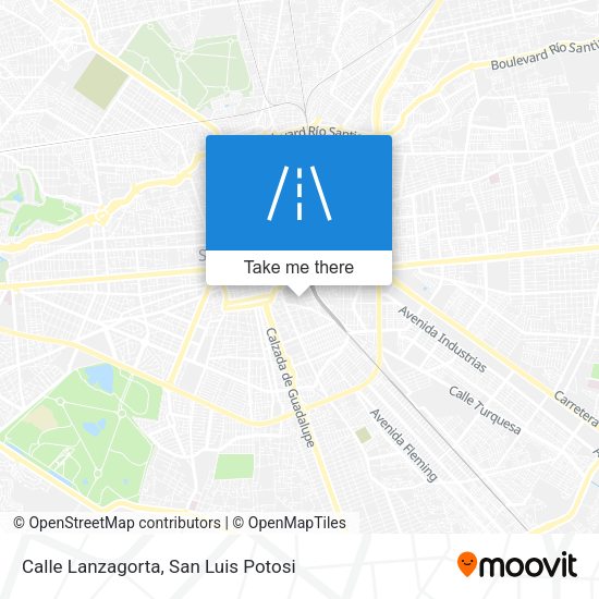 Mapa de Calle Lanzagorta