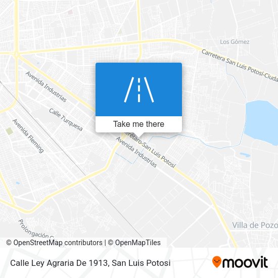 Calle Ley Agraria De 1913 map
