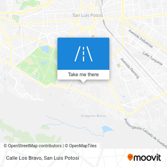 Calle Los Bravo map