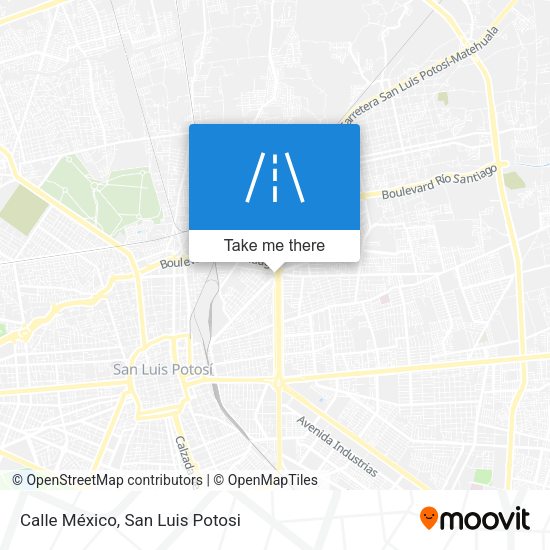 Calle México map