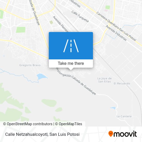 Calle Netzahualcoyotl map