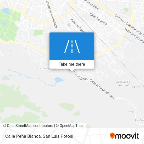 Calle Peña Blanca map