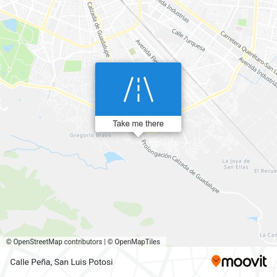 Calle Peña map