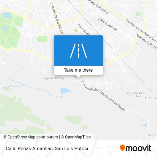 Mapa de Calle Peñas Amarillas