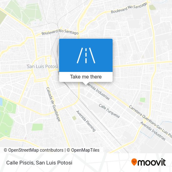 Calle Piscis map