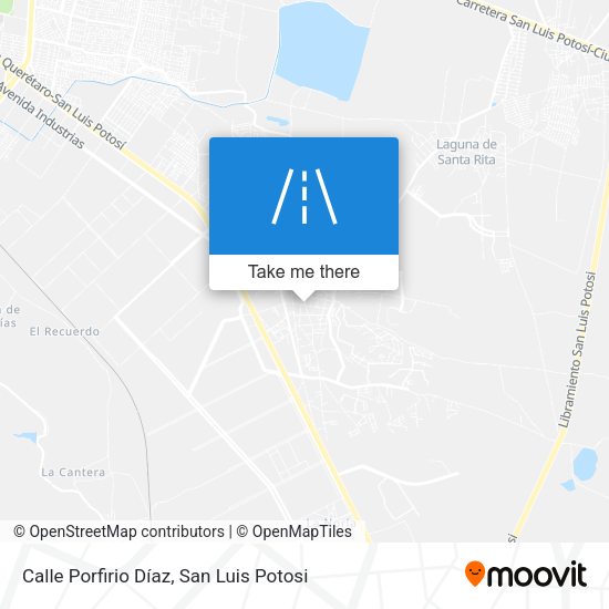 Calle Porfirio Díaz map