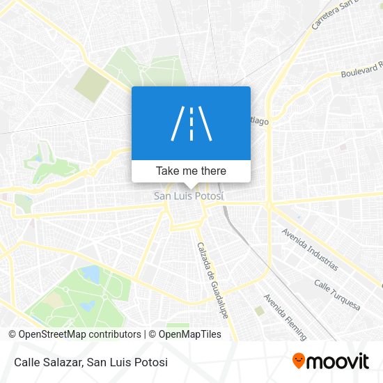Calle Salazar map