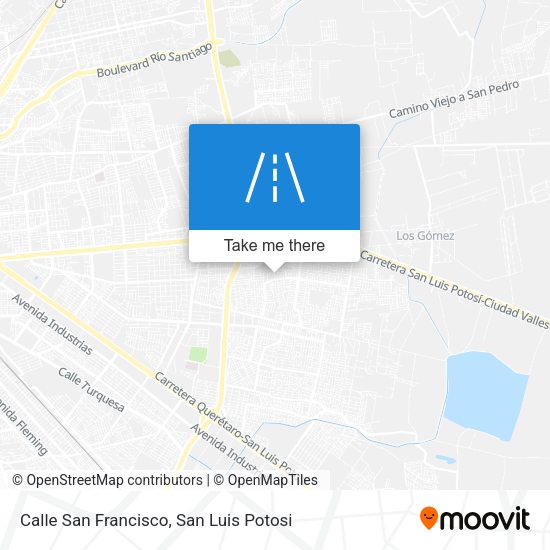 Calle San Francisco map