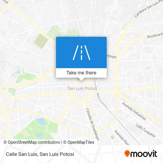 Calle San Luis map