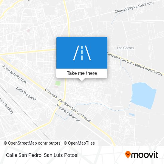 Calle San Pedro map