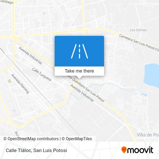 Mapa de Calle Tláloc