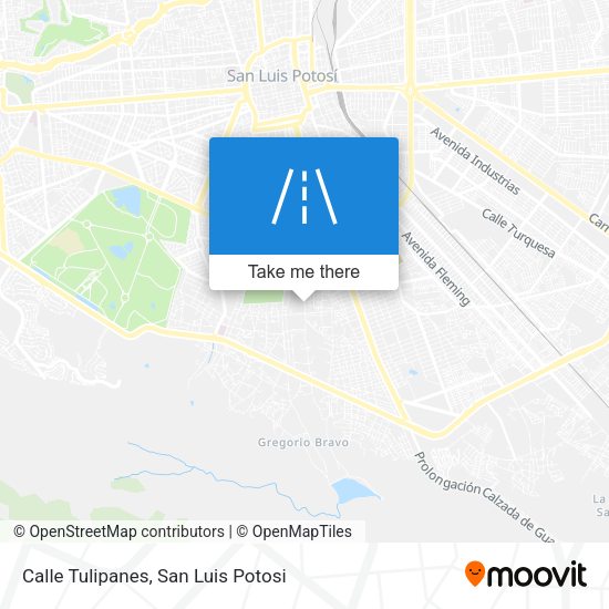Mapa de Calle Tulipanes