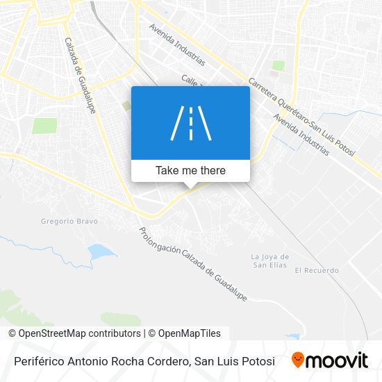 Periférico Antonio Rocha Cordero map