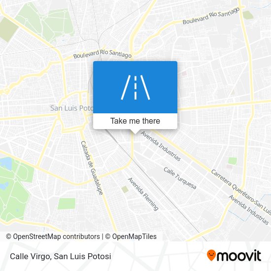 Calle Virgo map