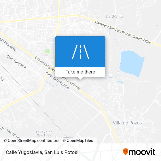 Calle Yugoslavia map