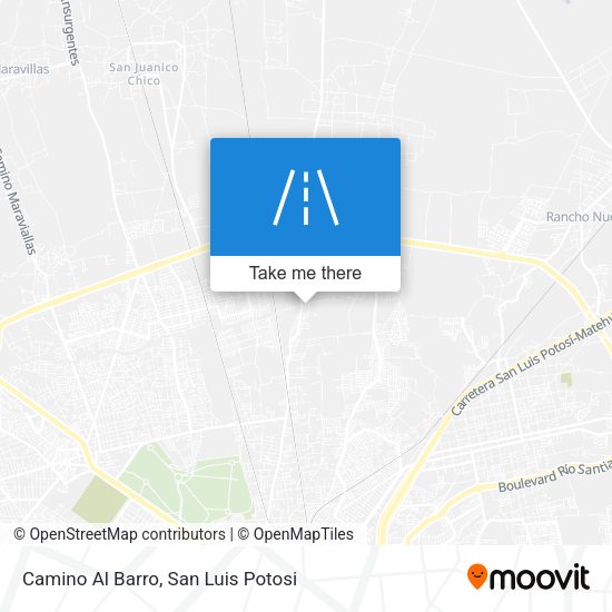 Mapa de Camino Al Barro