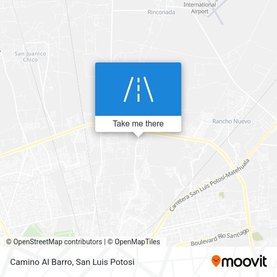 Camino Al Barro map