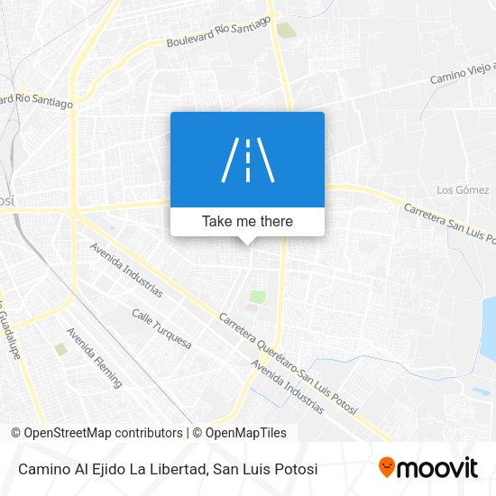Mapa de Camino Al Ejido La Libertad