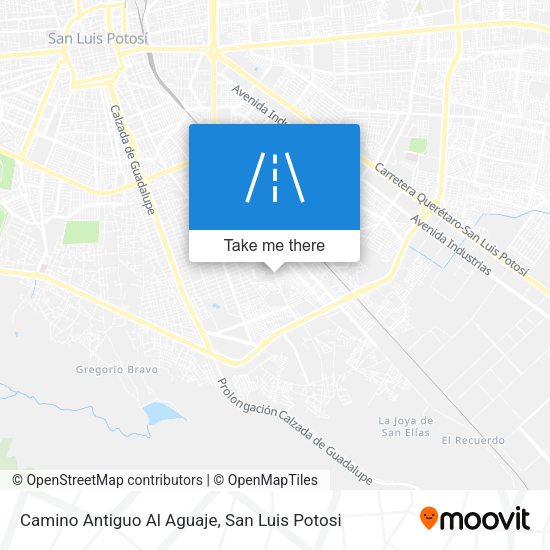 Camino Antiguo Al Aguaje map
