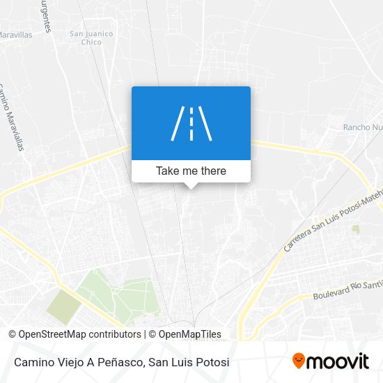 Camino Viejo A Peñasco map