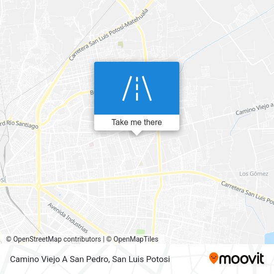 Camino Viejo A San Pedro map
