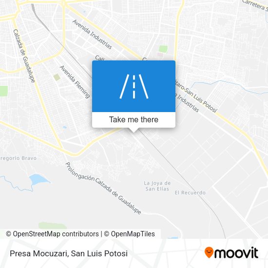 Presa Mocuzari map