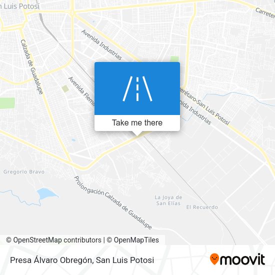 Presa Álvaro Obregón map