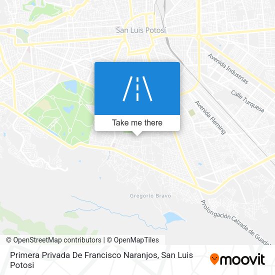 Primera Privada De Francisco Naranjos map