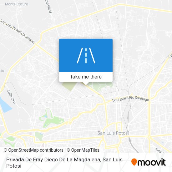 Mapa de Privada De Fray Diego De La Magdalena