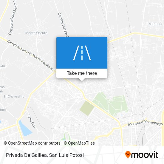 Mapa de Privada De Galilea