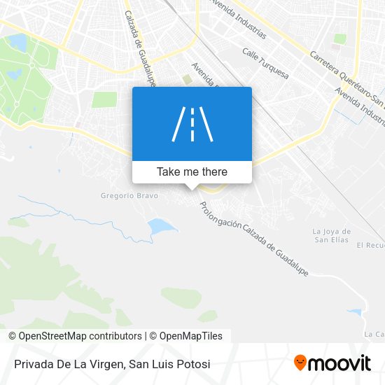Mapa de Privada De La Virgen