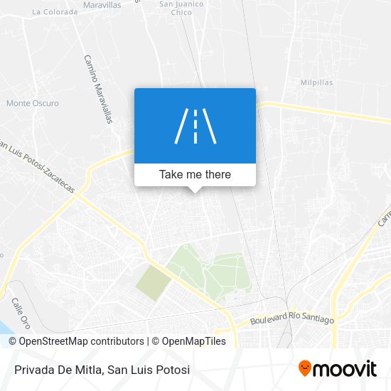 Privada De Mitla map