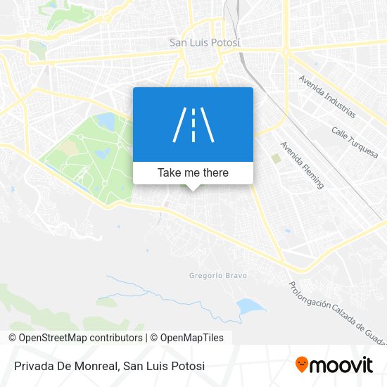 Privada De Monreal map