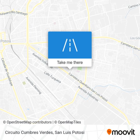 Circuito Cumbres Verdes map
