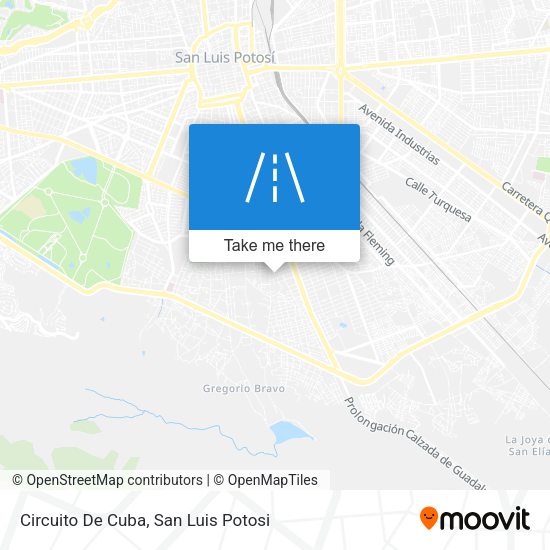 Mapa de Circuito De Cuba