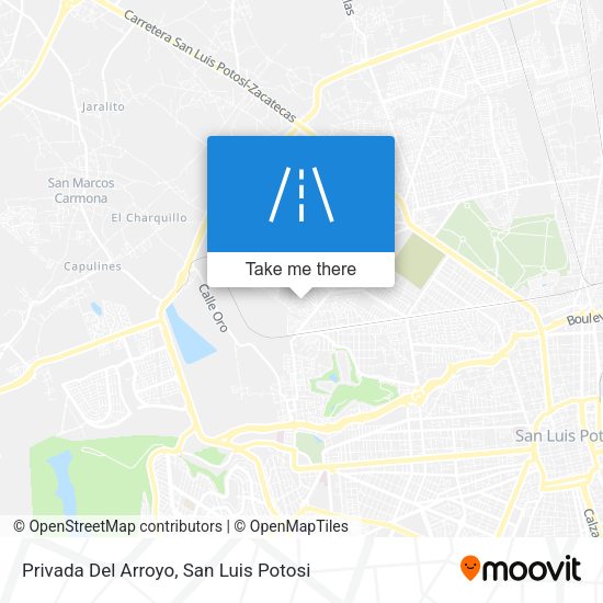 Privada Del Arroyo map