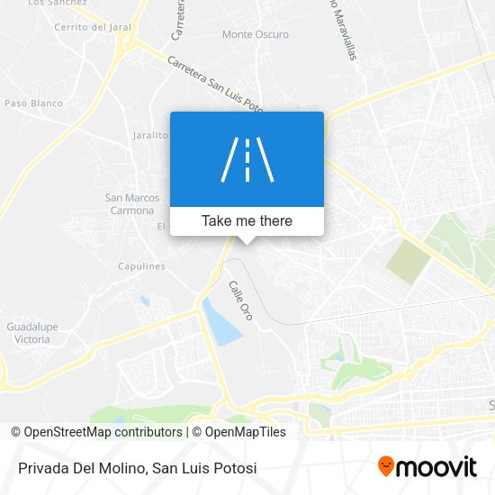 Mapa de Privada Del Molino