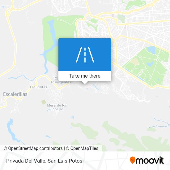 Privada Del Valle map