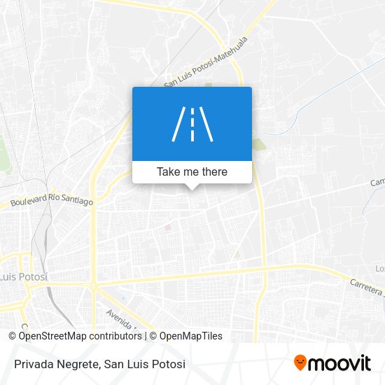 Privada Negrete map