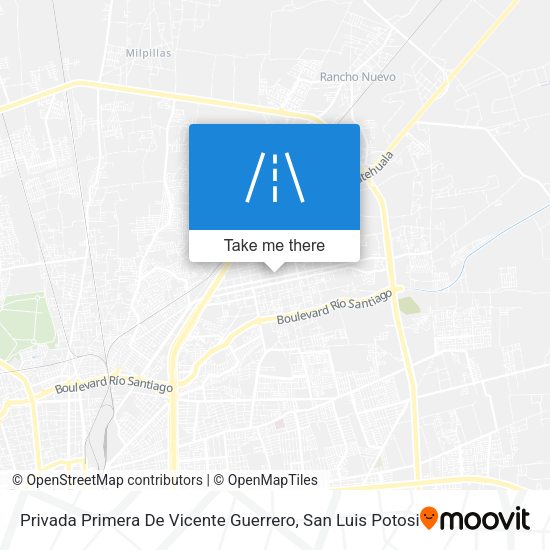 Privada Primera De Vicente Guerrero map