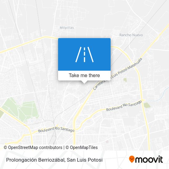 Mapa de Prolongación Berriozábal