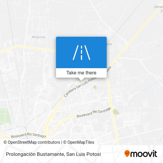 Prolongación Bustamante map