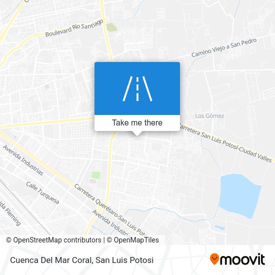 Cuenca Del Mar Coral map