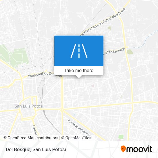 Del Bosque map